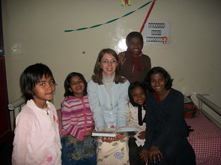 Reading the girls a story at the children's home in India.jpg